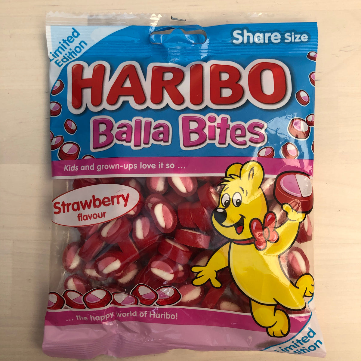 2 X HARIBO - Pico balla bites ~ Limited edition Strawberry ~ 140g Bags  £6.99 - PicClick UK