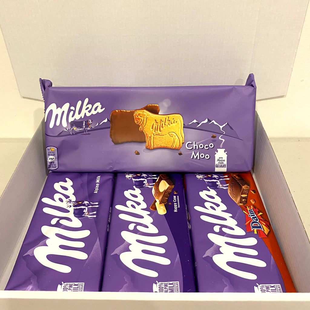 The Milka chocolate box