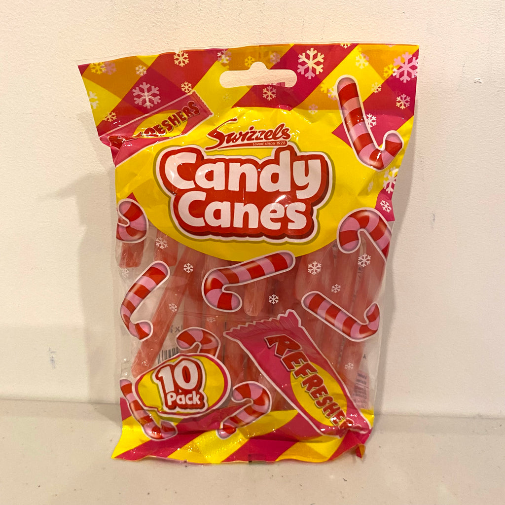 Strawberry refreshers candy canes 100g