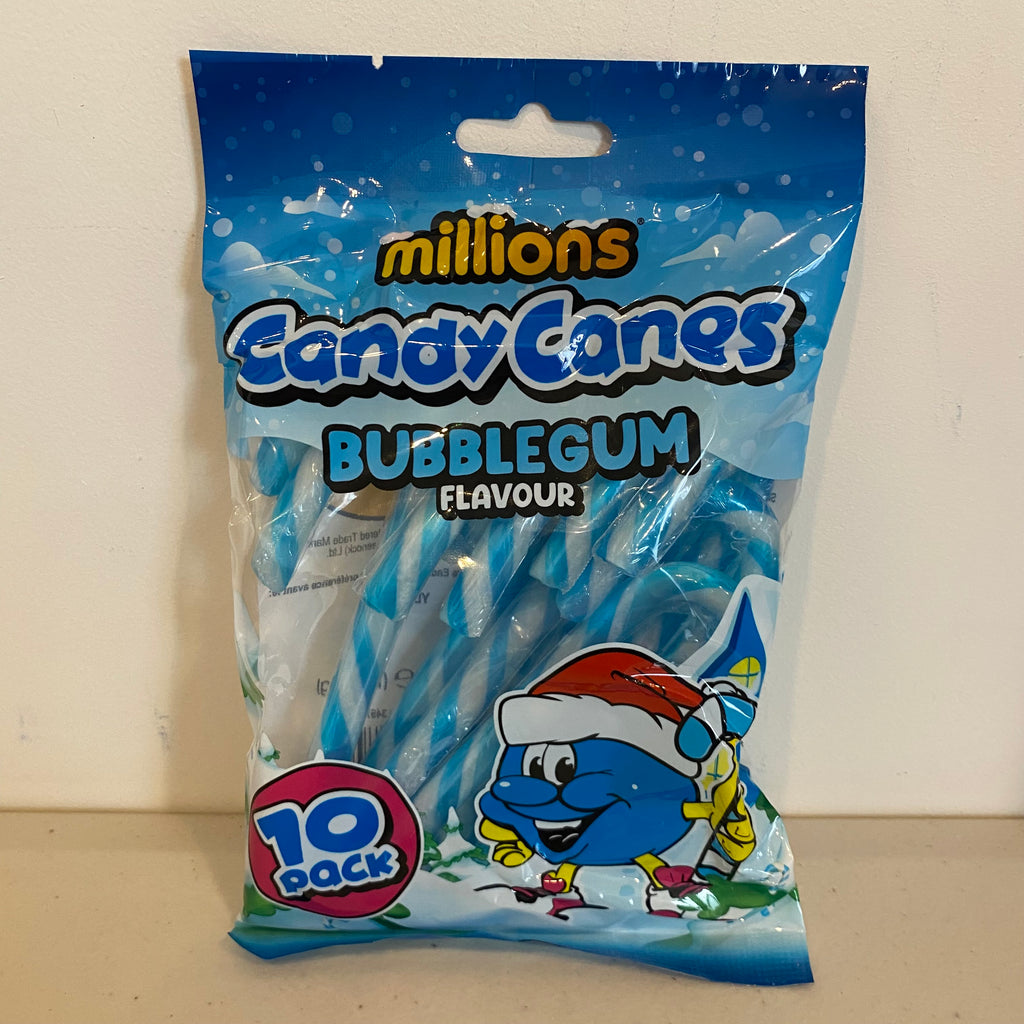 Millions candy canes bubblegum 100g